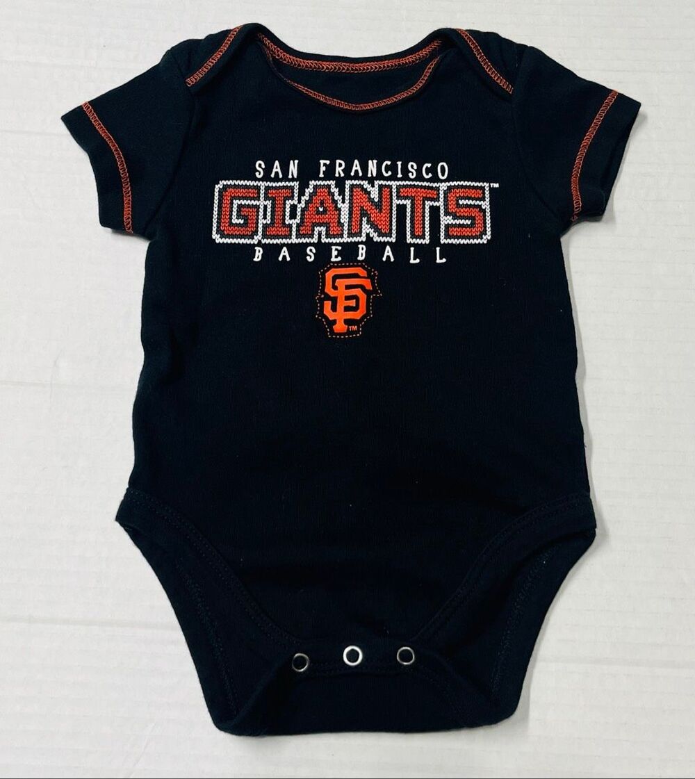 MLB Baby Black San Francisco Giants Bodysuit   Boys Size 0/3 Months